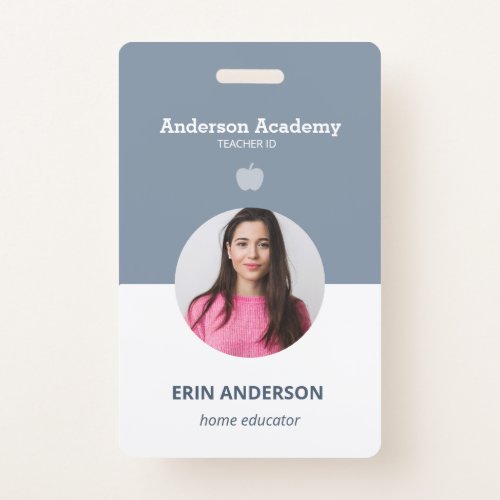 Homeschool Student or Teacher Parent Photo ID Badge