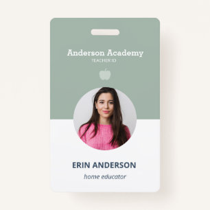 Homeschool Student or Teacher Parent Photo ID Badge