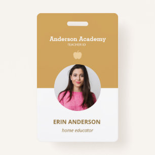 Homeschool Student or Teacher Parent Photo ID Badge