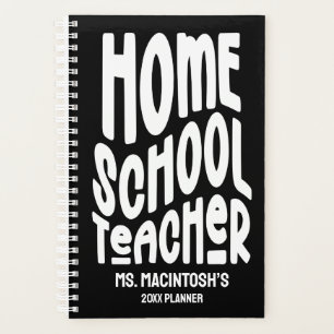 Homeschool Teacher Minimalist Text Planner