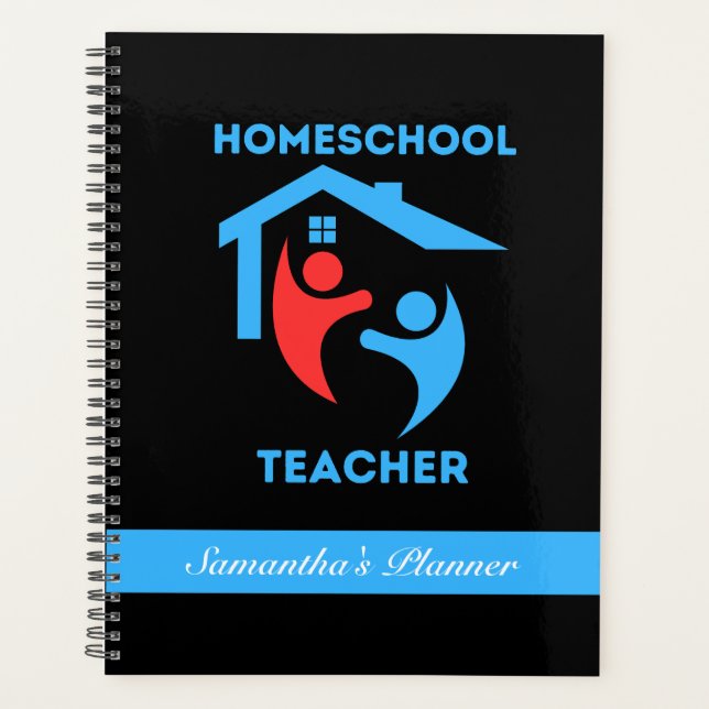 Homeschool Teacher (Personalized) Planner (Front)