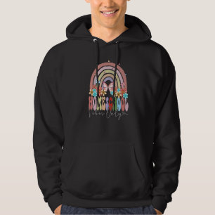 Homeschool Vibes Only Back To School Rainbow Groov Hoodie