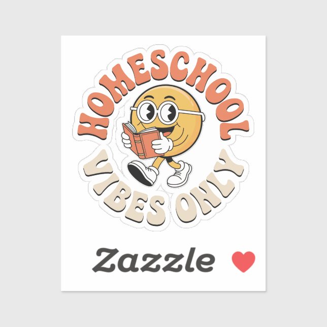 Homeschool Vibes Only Sticker (Sheet)