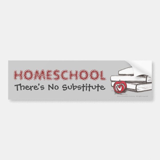 Homeschooling | Bumper Sticker | Customizable (Front)
