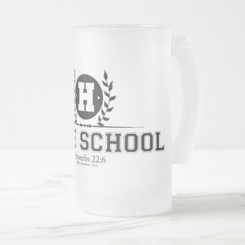 Homeschooling for Families Frosted Glass Beer Mug