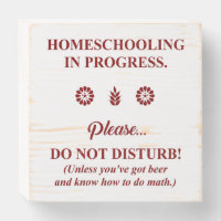 HOMESCHOOLING IN PROGRESS!