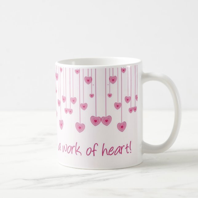 Homeschooling is a work of heart! coffee mug (Right)