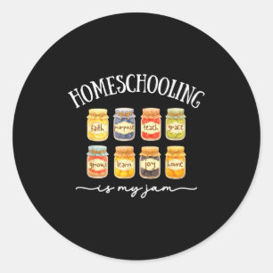 Homeschooling Is My Jam Homeschool Mama Homeschool Classic Round Sticker