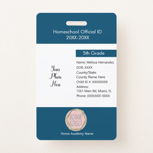 Homeschooling Unschooling Private Student Logo Badge