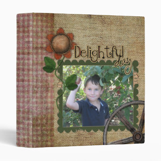 homespun country photo binder