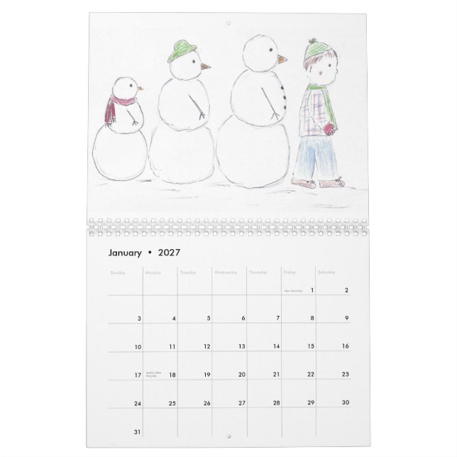 Homespun Kids Calendar (Jan 2027)