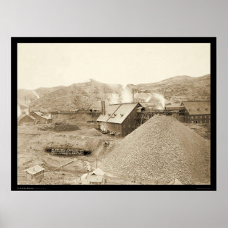 Homestake Gold in Lead City SD 1899 Poster