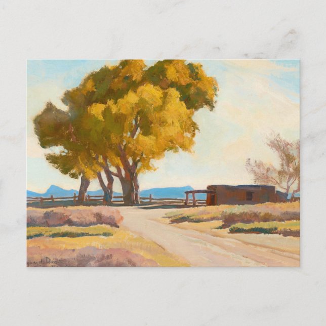 Homestead by Maynard Dixon Postcard (Front)