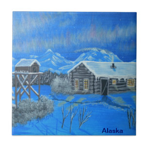 Homestead Cabin Ceramic Tile