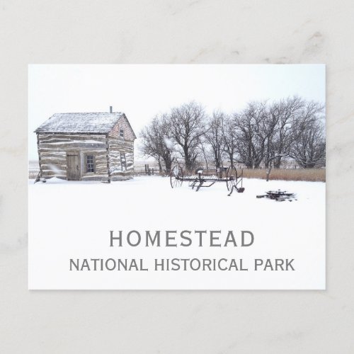 Homestead House Homestead National Historical Park Postcard