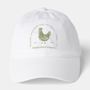 Homestead mom chicken lover cottagecore farm life hat