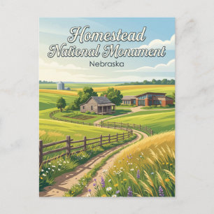 Homestead National Monument of America Nebraska Postcard