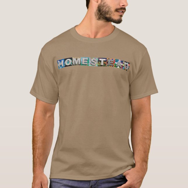 Homestead Pop-up Art T-Shirt (Front)