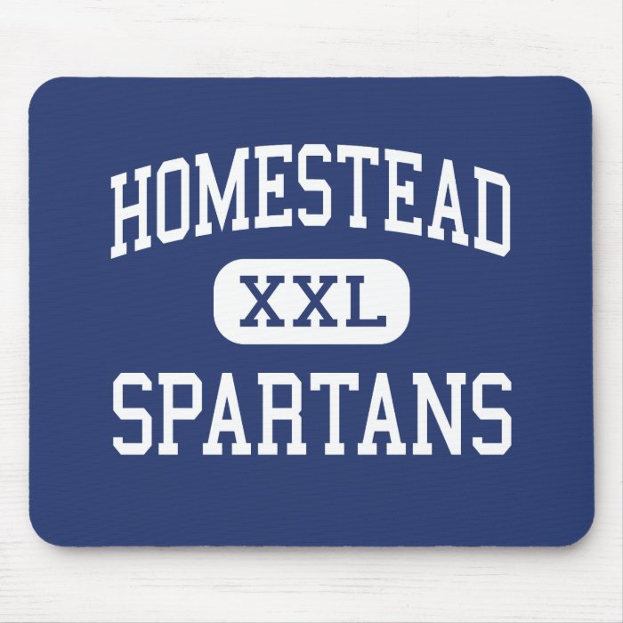 Homestead   Spartans   High   Fort Wayne Indiana Mouse Pad