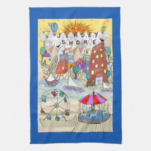 Hometown Jersey Shore Kitchen Towel
