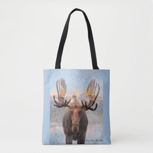 Hometown Moose Tote Bag (Front)