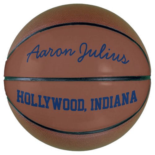 Hometown Name Basketball Sports Gift