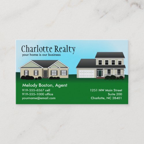 Hometown Real Estate Business Cards