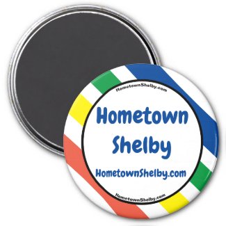 Hometown Shelby Fun Colors Magnet