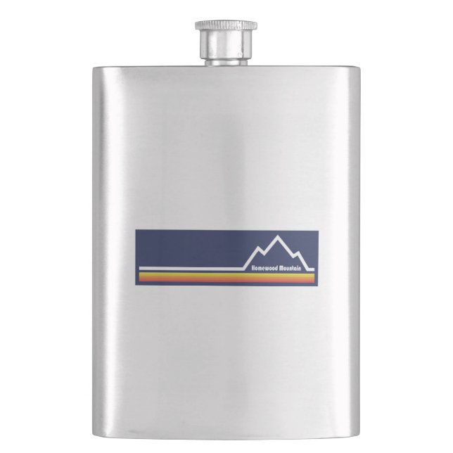Homewood Mountain Resort California Flask (Front)