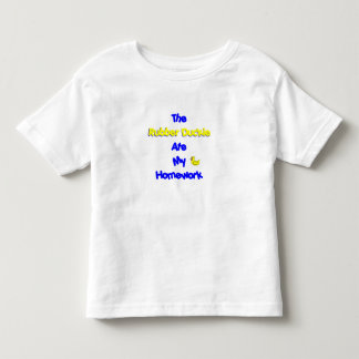 homework excuse toddler t-shirt