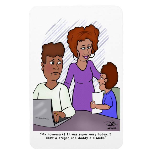 Homework Magnet (Vertical)