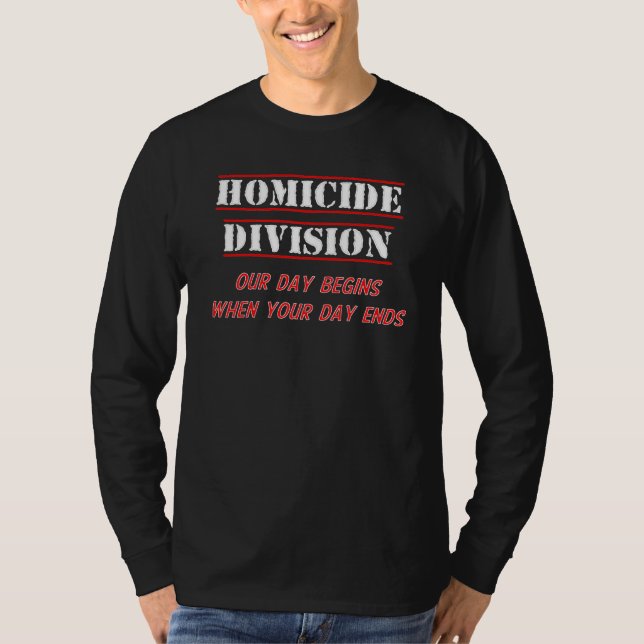 HOMICIDE DIVISION T-Shirt (Front)