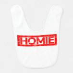 Homie Stamp Baby Bib
