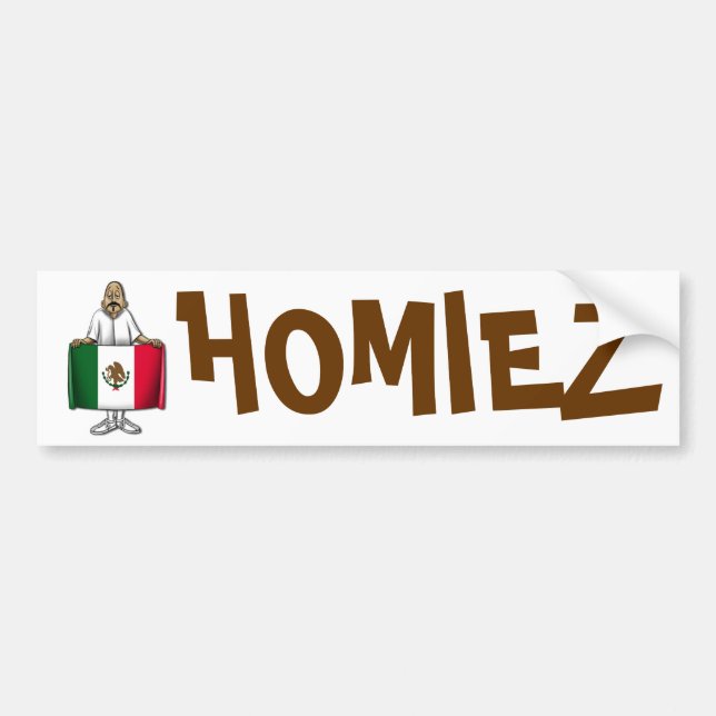 Homiez Bumper Sticker (Front)