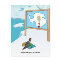 Homing Pigeon GPS Malfunction Postcard