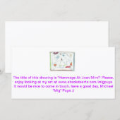 Hommage At Joan Miro (Front/Back)