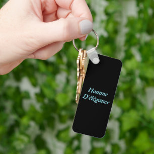 Homme D'élégance Acrylic Keychain