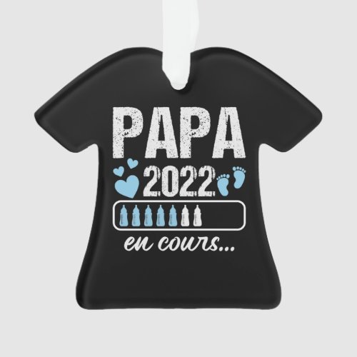 Homme Papa 2022 Papa En Cours Annonce Grossesse Pa Ornament