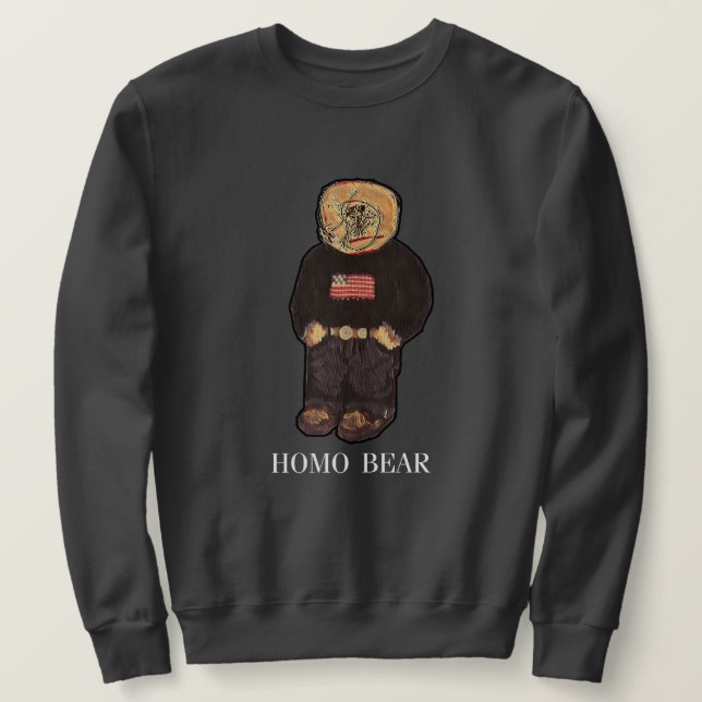 HOMO BEAR SWEATSHIRT (Design Front)