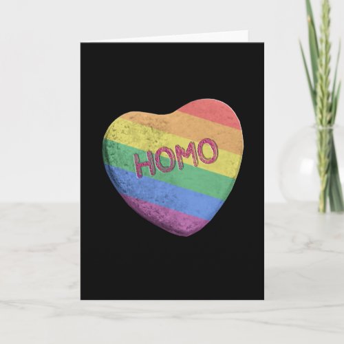 HOMO CANDY _png Holiday Card