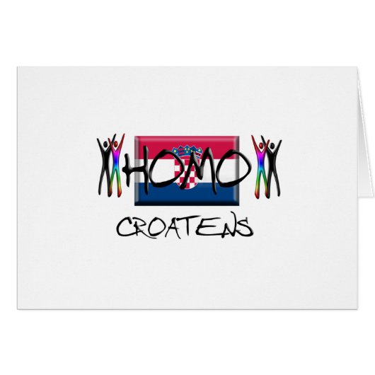 Homo Croatia Cards (Front Horizontal)