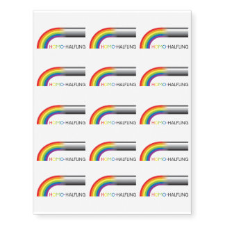 Homo-Halfling Temporary Tattoos