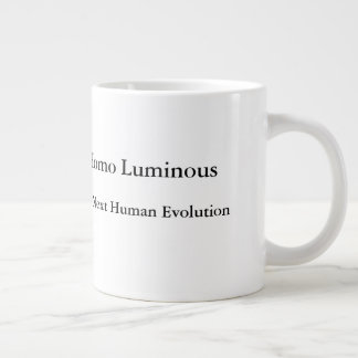 Homo Luminous The Next Human Evolution Mug Jumbo