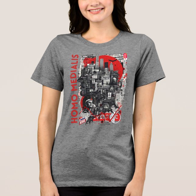Homo Medialis Tri-Blend Shirt (Front)