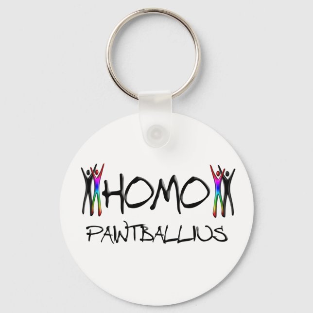 Homo paint ball keychain (Front)