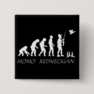 Homo Redneckian Button. Button