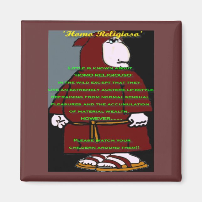 Homo Religioso study Magnet (Front)