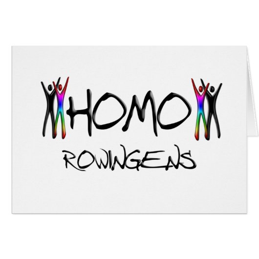 Homo rowing cards (Front Horizontal)