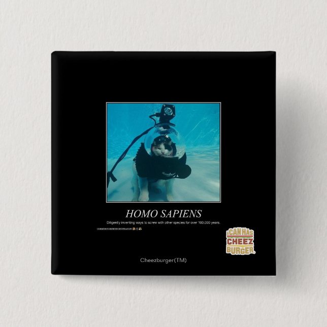 Homo Sapiens Button (Front)