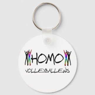 Homo volleyball keychain